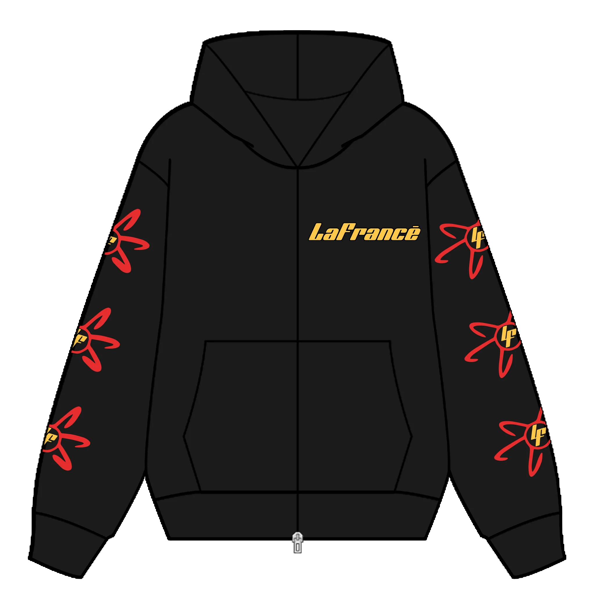 Alien Atom Black Full Zip Up