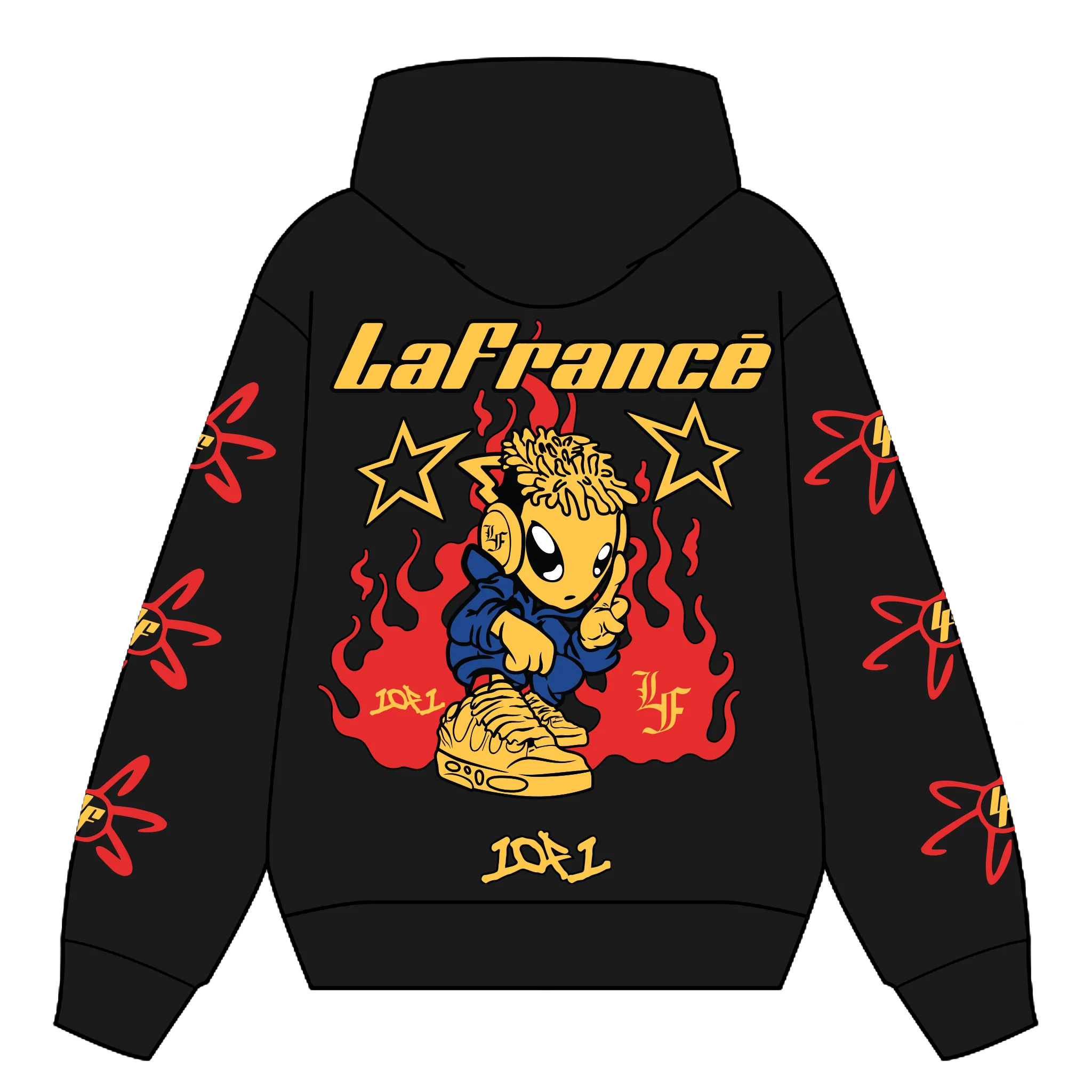 Alien Atom Black Full Zip Up - Image 2