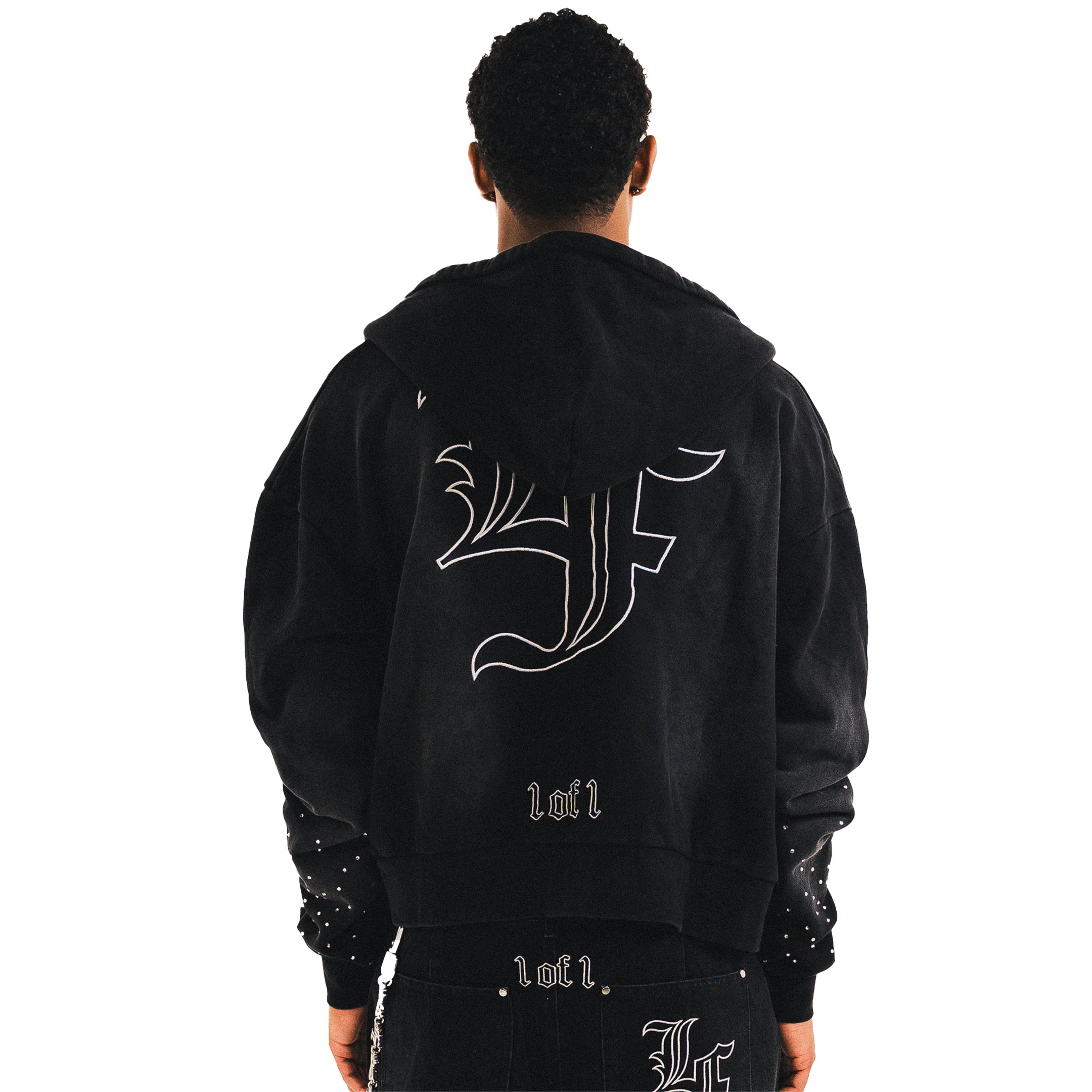 Black Rhinestone Jacket - Image 2