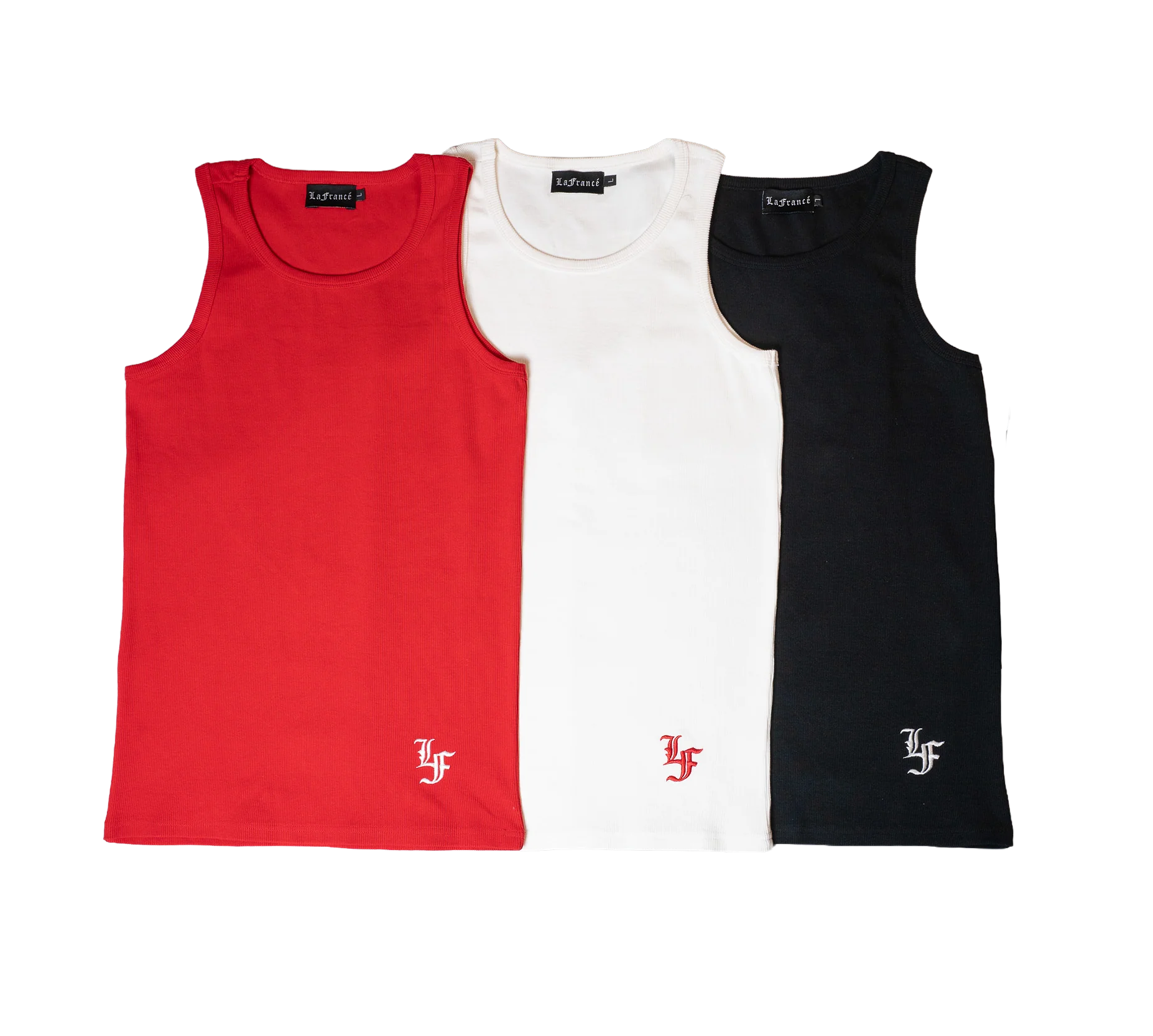 LaFrancé Embroidered Tank 3 Pack