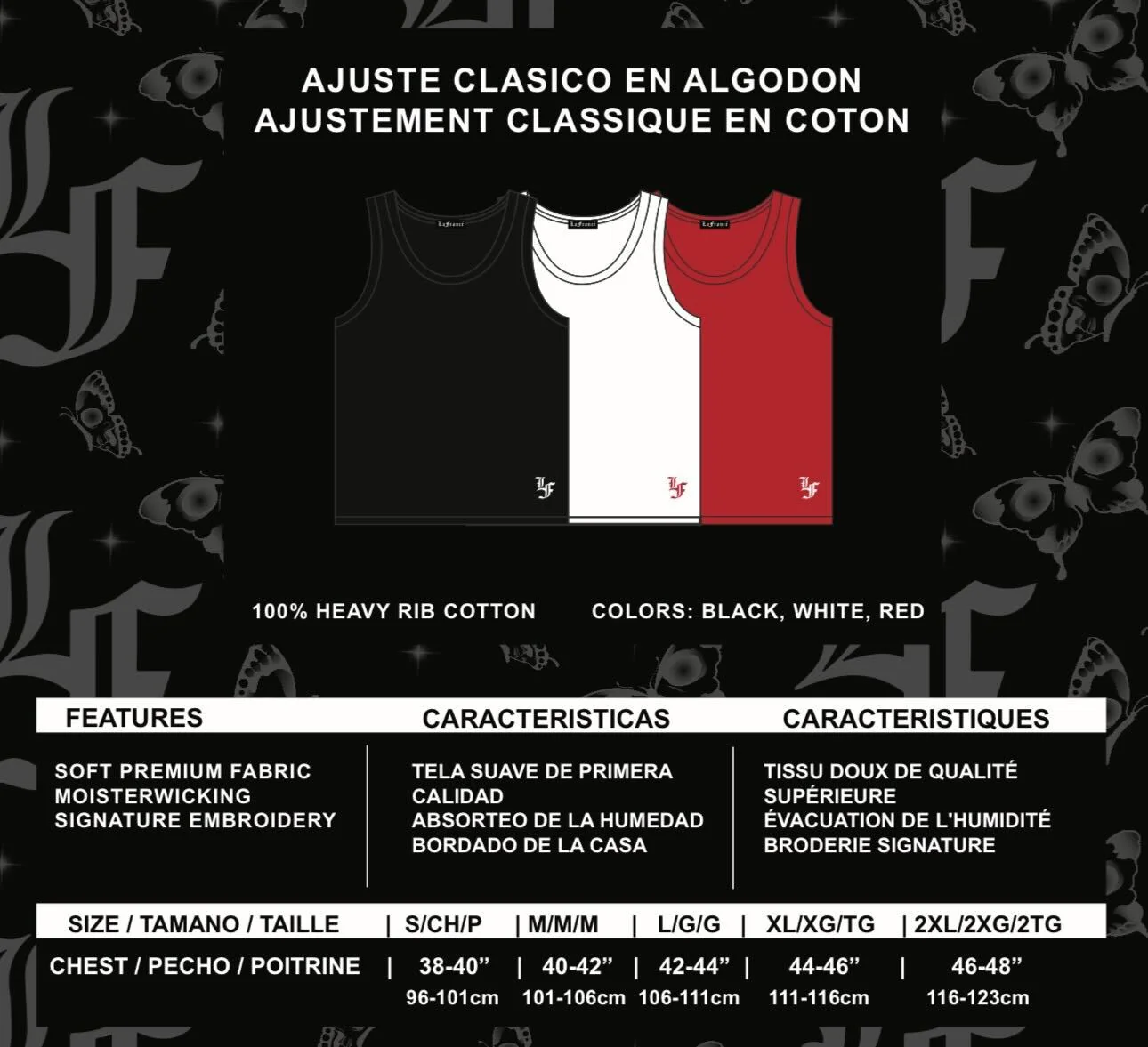 LaFrancé Embroidered Tank 3 Pack - Image 3