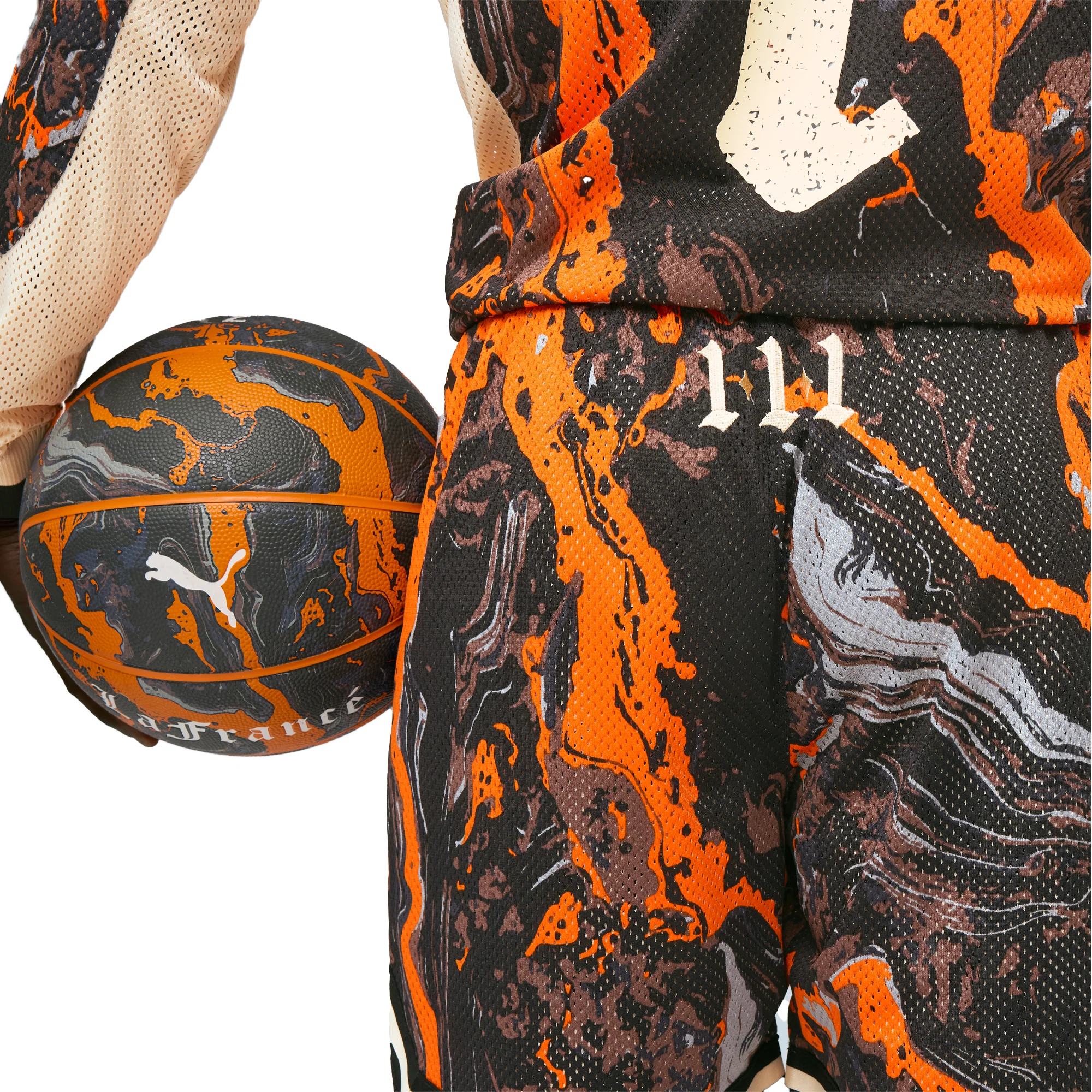 LaFrancé HEEM Era AOP 6" Shorts - Image 4