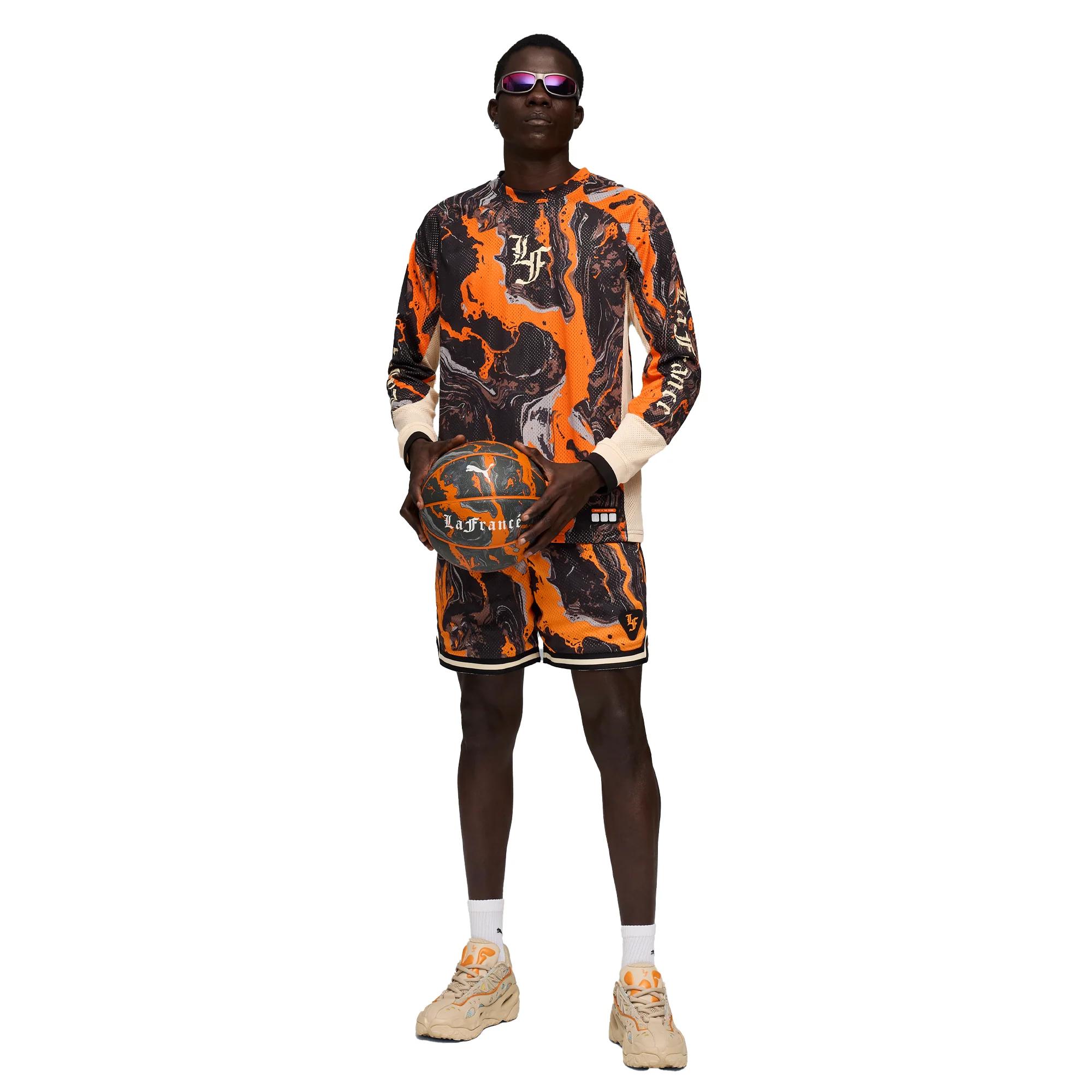 LaFrancé HEEM Era AOP 6" Shorts - Image 5