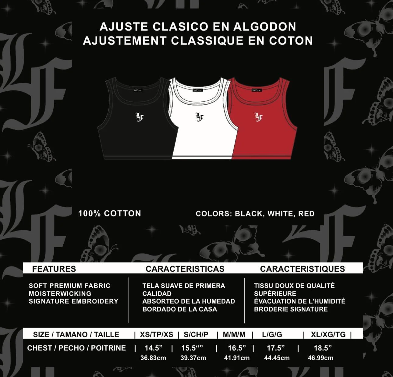 LaFrancé Women’s Crop Top 3 Pack - Image 3