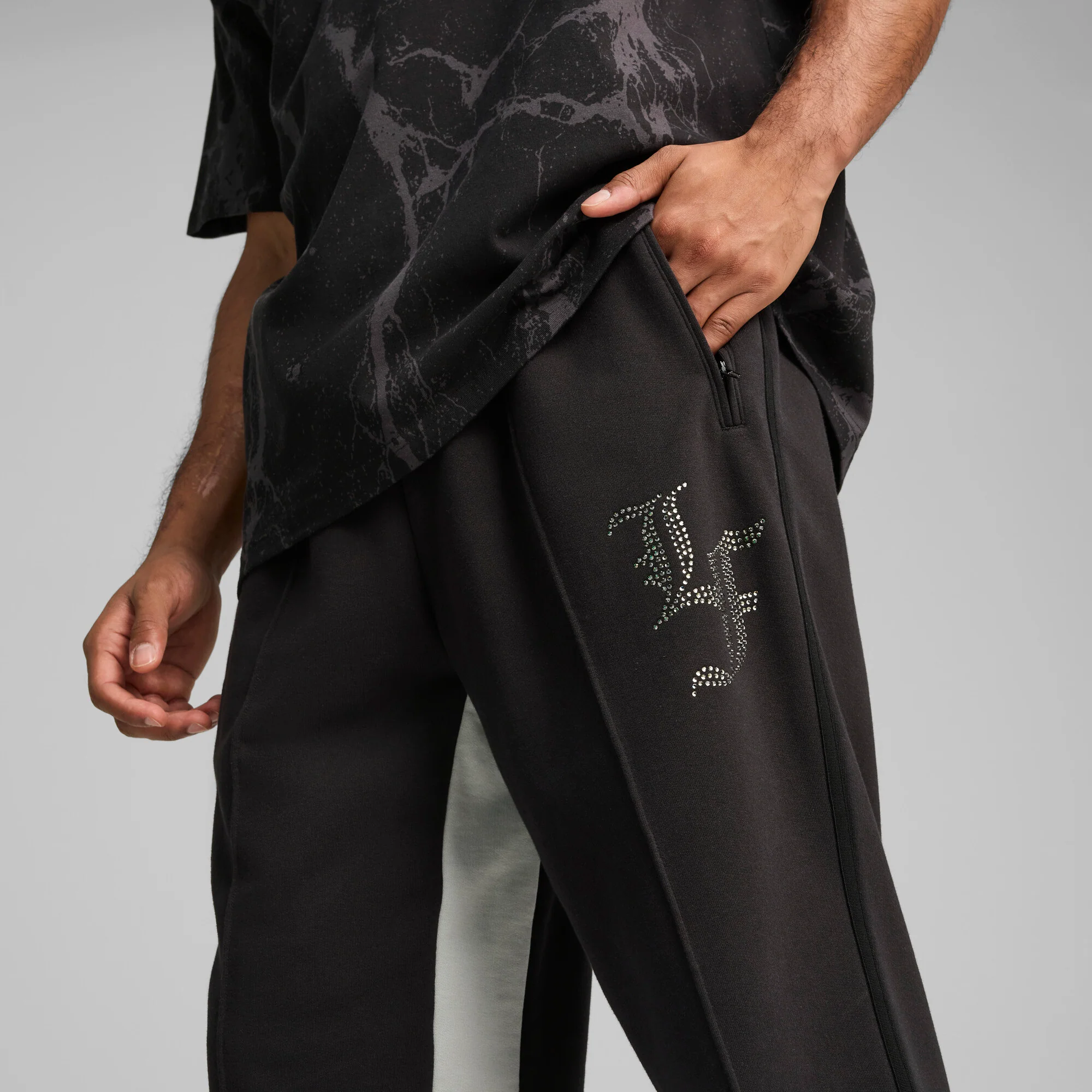 PUMA x LaFrancé Written in Chrome Men's Pants - Image 4