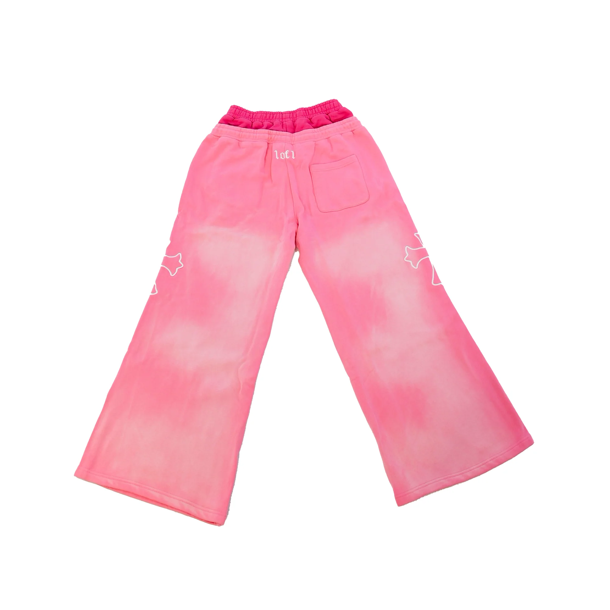Cross Double Waist Baggy Sweatpant - Image 4