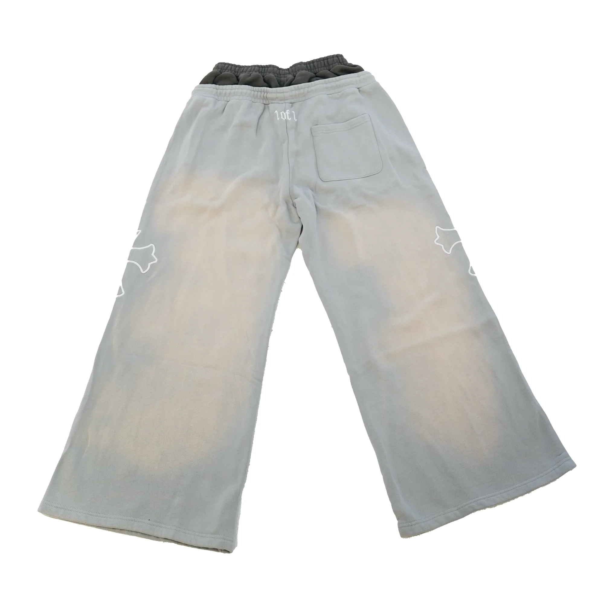 Cross Double Waist Baggy Sweatpant - Image 6